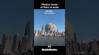 Phobos compared to NYC! 🤯☄️