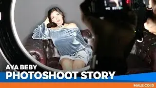 AYA BEBY di Behind the Scenes Photoshoot - Male Indonesia | Model Cantik Indo