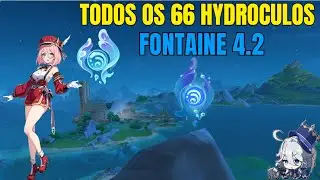 LOCALIZAÇÃO DE TODOS OS 66 HYDROCULOS DE FONTAINE 4.2 (ROTA DE HYDROCULOS) GENSHIN IMPACT