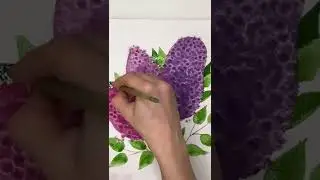 Drawing a bouquet of lilacs. 🪻Ideas for drawing.