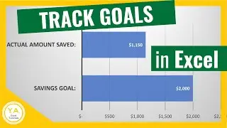 How to Track Goals in Excel - Tutorial