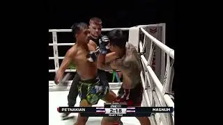 Those UPPERCUTS 😵 Petnakian knocks out Magnum!⁠