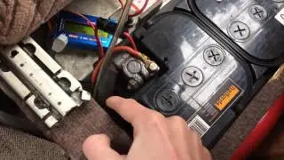 Split Charge Relay to Zig unit on Autosleeper VW T25