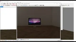 Render Vray sketchup Tv menyala