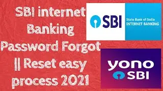 SBI internet Banking Login Password Forgot Easy To Reset Process 2021| Yono sbi login password reset