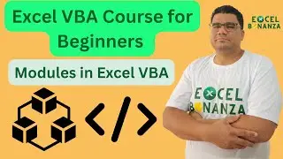 Understand the excel vba module |  Excel VBA Course for Beginners 10