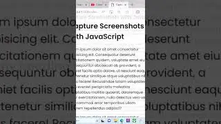 How to Take Screenshots in Vanilla JavaScript | Capture Screenshot in JavaScript