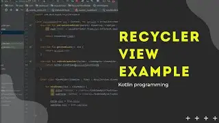 RecyclerView Example in Android Studio