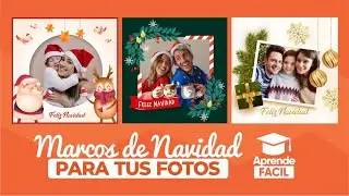 Como hacer marco navideño para una foto