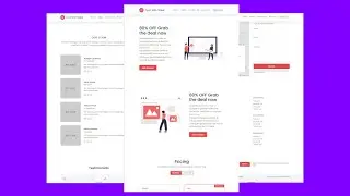 Complete single page website using HTML and CSS | modern landing page | hindi