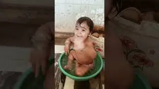 Cute kids bathing || Vaibhav and Urvi || #vg_vlogs