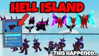 i Joined Hell Island Update in Clicker Simulator and THIS HAPPENED!!! (Roblox)