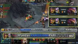 Ramzes666 TIPPED Quinn twice then dropped the gg) at the end of the game