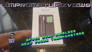 BFOUR DUAL WIRELESS MEAT PROBE THERMOMETERS #GenXNez @KNESBEY