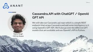 Apache Cassandra Lunch #126: Cassandra.API with ChatGPT / OpenAI GPT API