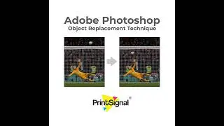 Adobe Photoshop Graphic Design Tutorial for Beginners | Object Replacement Technique | #PrintSignal