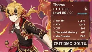 300% Crit Damage Thoma