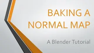Baking a Normal Map in Blender