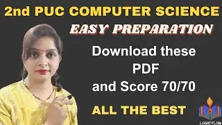 2nd PUC Computer Science|Easy Preparation|#PDF|#2ndpuc|#2ndpuccomputerscienceeasypreparation