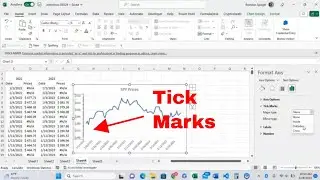 How to Add and Edit Tick Marks for Your Graph in Microsoft Excel 