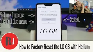 How to Factory Reset the LG G8 with Helium