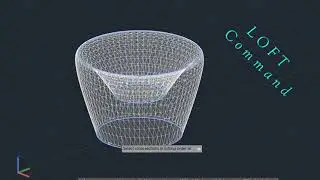 LOFT Command in AutoCAD  #loft #autocad