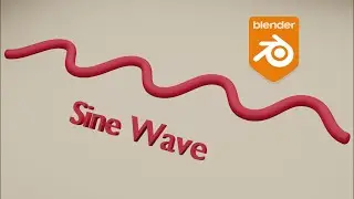 Blender Tutorial How to make Sine wave