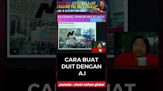 A. I Artificial Intelligence. Cara buat duit dengan kegilaan AI sekarang 