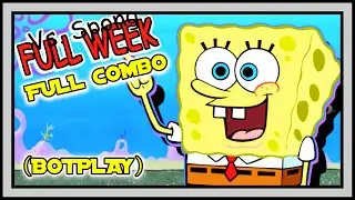 Friday Night Funkin' Mod - Vs. Sponge Full Week [BOTPLAY, SUPER HARD]