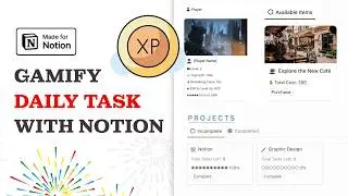 Boost Productivity with Gamification in Notion! 🎮 | Gamify Your Life in Notion