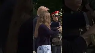 Trump lays wreath at Arlington National Cemetery on 3rd anniversary of Afghanistan War withdrawal