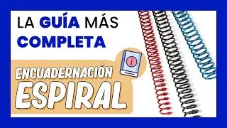 📒 ENCUADERNACIÓN en ESPIRAL 🎓 COMO ENCUADERNAR con espiral y TIPOS de encuadernación 🎯 GUÍA COMPLETA