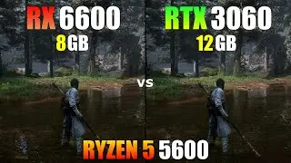 RX 6600 vs RTX 3060 : Ryzen 5 5600 - Test in 20 Games in 2024