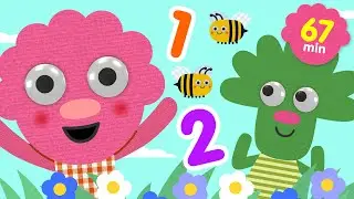 Count And Move + More | Letters and Numbers Preschool Fun | Noodle & Pals