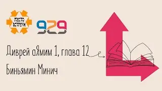 Книга Диврей аЯмим 1 гл. 12. Лектор Бени Минич