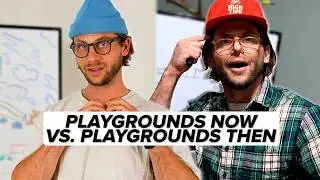 Playgrounds now vs. Playgrounds then