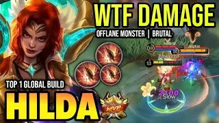 HILDA BEST BUILD 2023 | BUILD TOP 1 GLOBAL HILDA GAMEPLAY | MOBILE LEGENDS✓