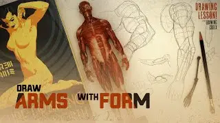 Learning To Draw Solid Arms! | Comics - Manga - Fundamentals - Loomis