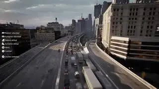 Huge traffic jam in the Unreal Engine 5 / matrix