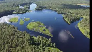 РЫБАЛКА НА СПИННИНГ НА БЫСТРОЙ РЕКЕ / ПОЛЕТ НАД РЕКОЙ НА ДРОНЕ dji mini 2