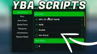 Your Bizarre Adventure Auto-Farm Script  / Hack🔥 Roblox YBA Script