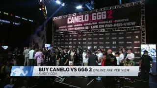 Watch LIVE! Canelo vs. GGG 2 official weigh-in: Friday, Sept. 14 at 5:30pm ET/2:30pm PT