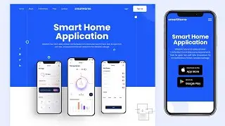 Responsive SmartHome Website Using HTML, CSS and JavaScript Part 2