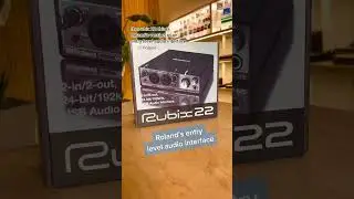 Roland’s entry lvl audio interface #audiointerface #roland #musicproductiontips #moogaudio #shorts