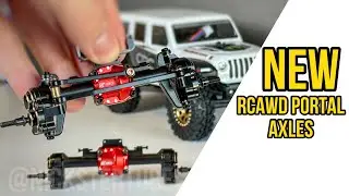 NEW RCAWD Portal Axles w/diff's | Axial SCX24 install  | Skill level - Easy | 4K Footage | RCAWD