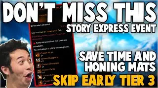 How to Use Story Express Event Properly | Skip Early Tier 3 Entirely | Quick 1445 | Lost Ark