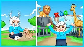 MEMBUAT KEBUN BINATANG PALING BESAR DI DUNIA VS KECIL! ADA NAGA API NYA