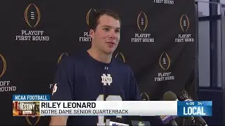 Riley Leonard preparing for biggest game of career