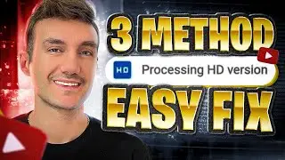 How To Fix Processing HD Version Stuck On Youtube! [2024]✅