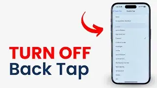 How to Turn Off Back Tap on iPhone